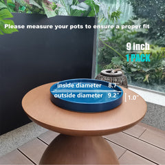 Fzfeiyy saucer with pot in use catches excess water