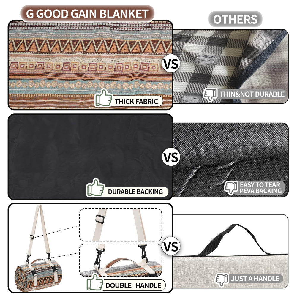 G GOOD GAIN soft canvas top texture detail providing comfortable sitting surface
