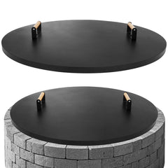 G GOOD GAIN front view of 34-inch lid showing full coverage benefit