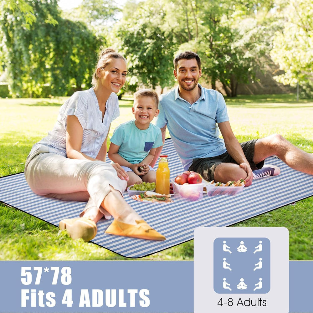 G GOOD GAIN full spread top view showing large picnic area for family comfort