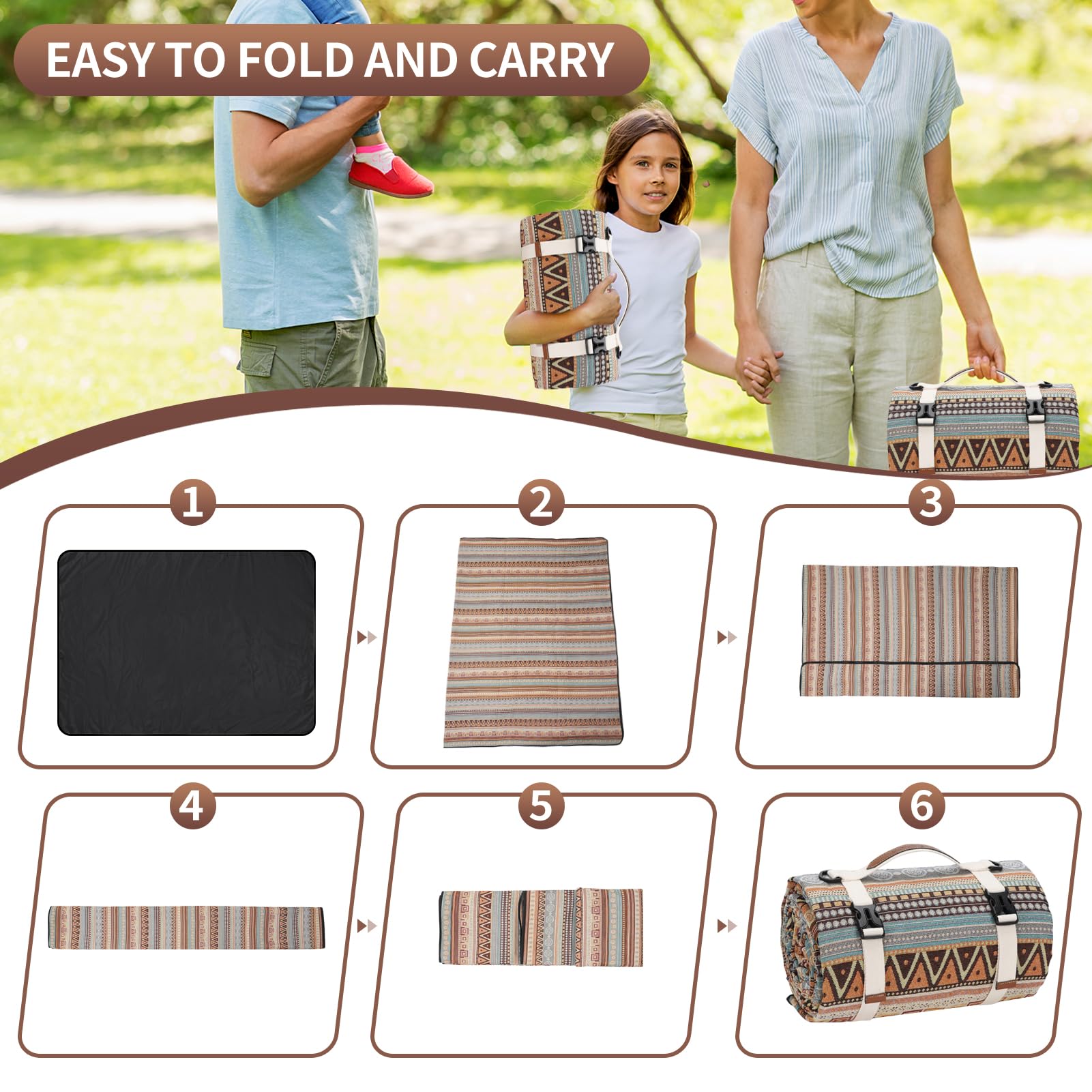 G GOOD GAIN size comparison with cooler showing scale and ample picnic area