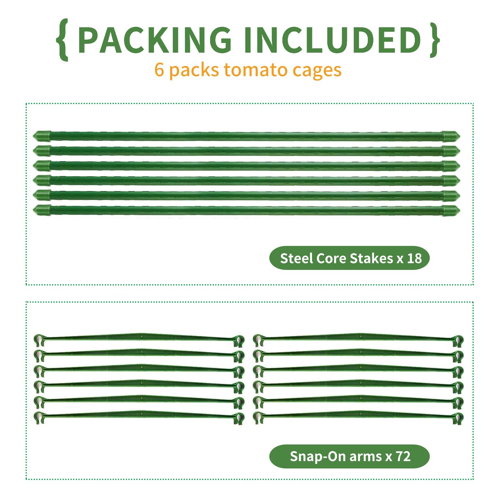 G-LEAF stakes placed in balcony container, space-saving vertical support