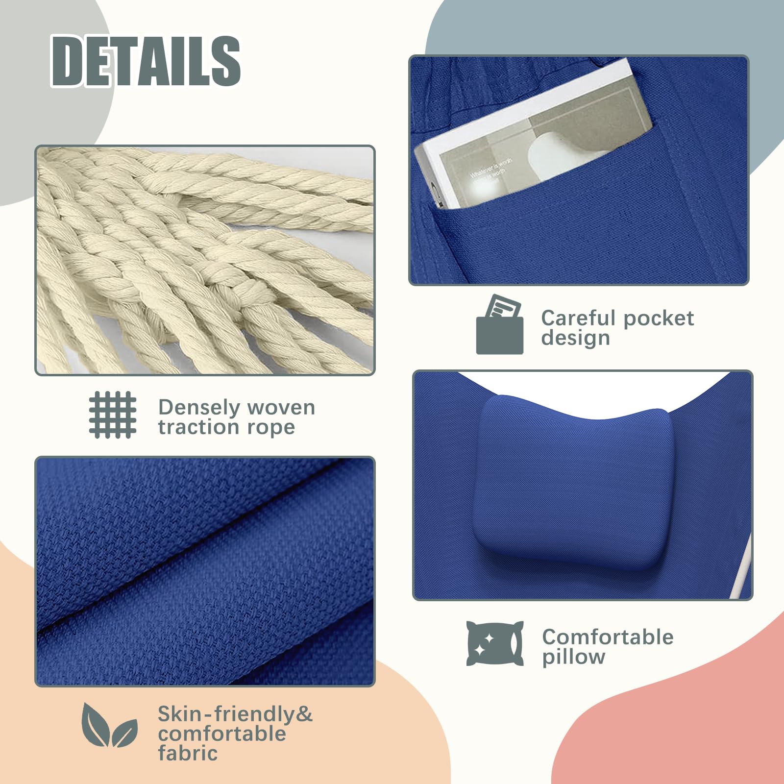 G TALECO GEAR neck pillow and side pocket showing cushioned support and easy storage
