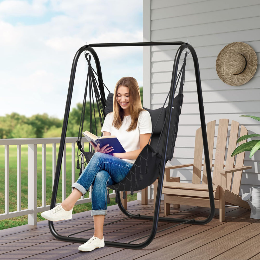 G TALECO GEAR chair next to chair and door showing compact footprint and scale
