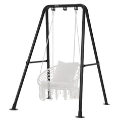 G TALECO GEAR front view of hammock chair stand shows stable base and support