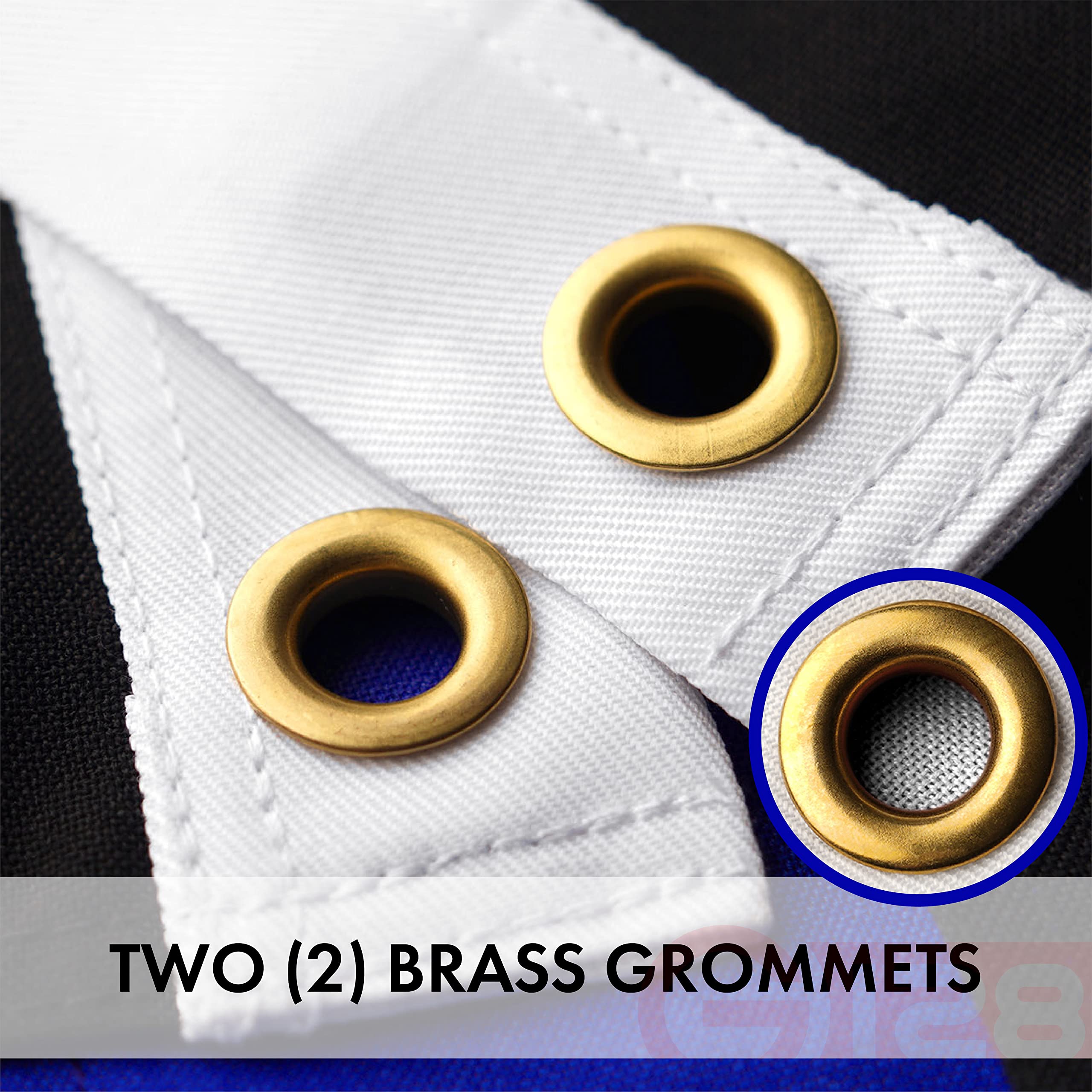 G128 solid brass grommet hardware for secure, rust-resistant mounting benefit