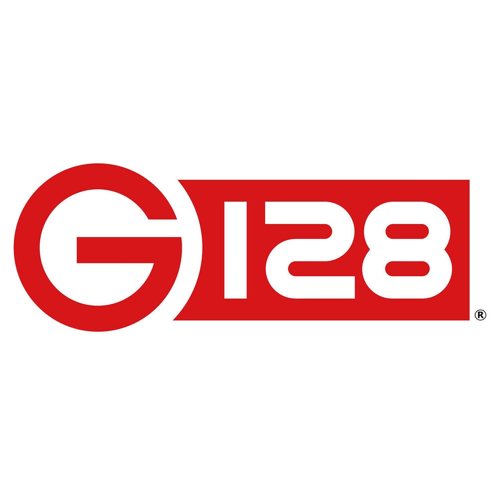G128 flag beside ruler showing 3x5 foot scale for size clarity