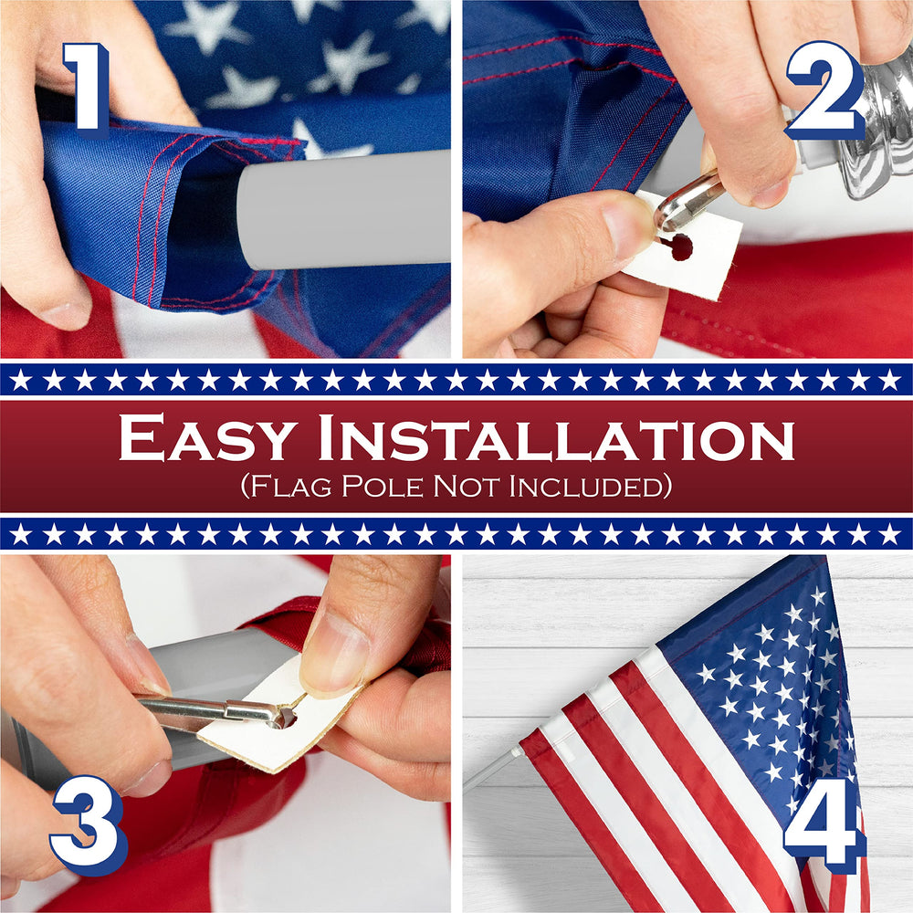 G128 neatly folded flag in packaging ideal for gift presentation and storage