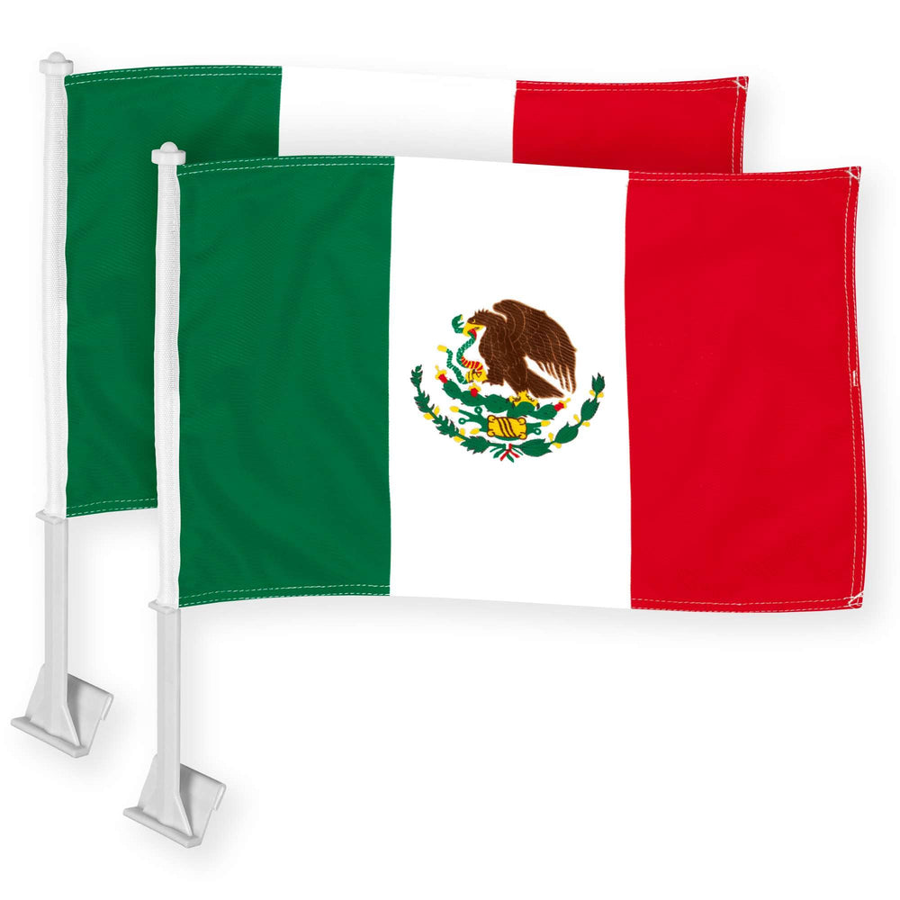 G128 front view flag showing bold colors and immediate roadside visibility