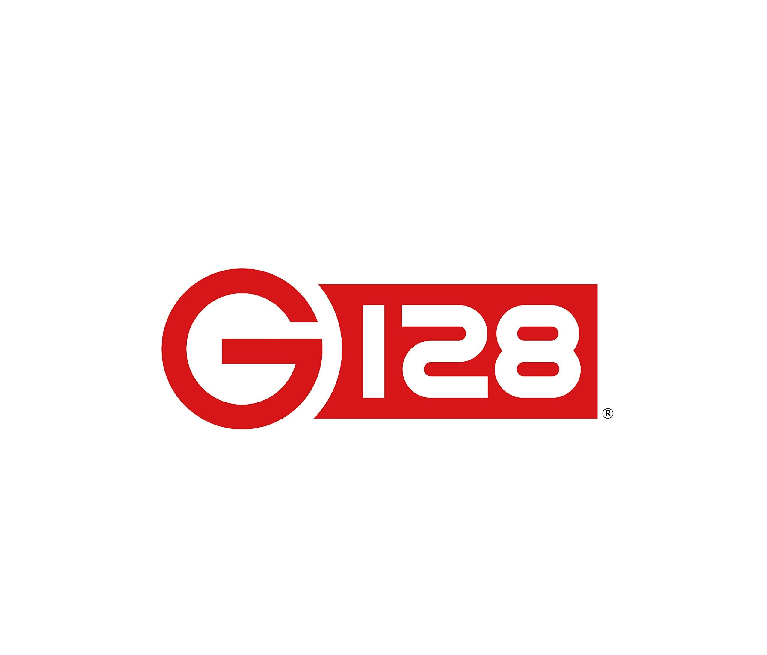 G128 flag displayed on a porch giving a polished civic or residential look