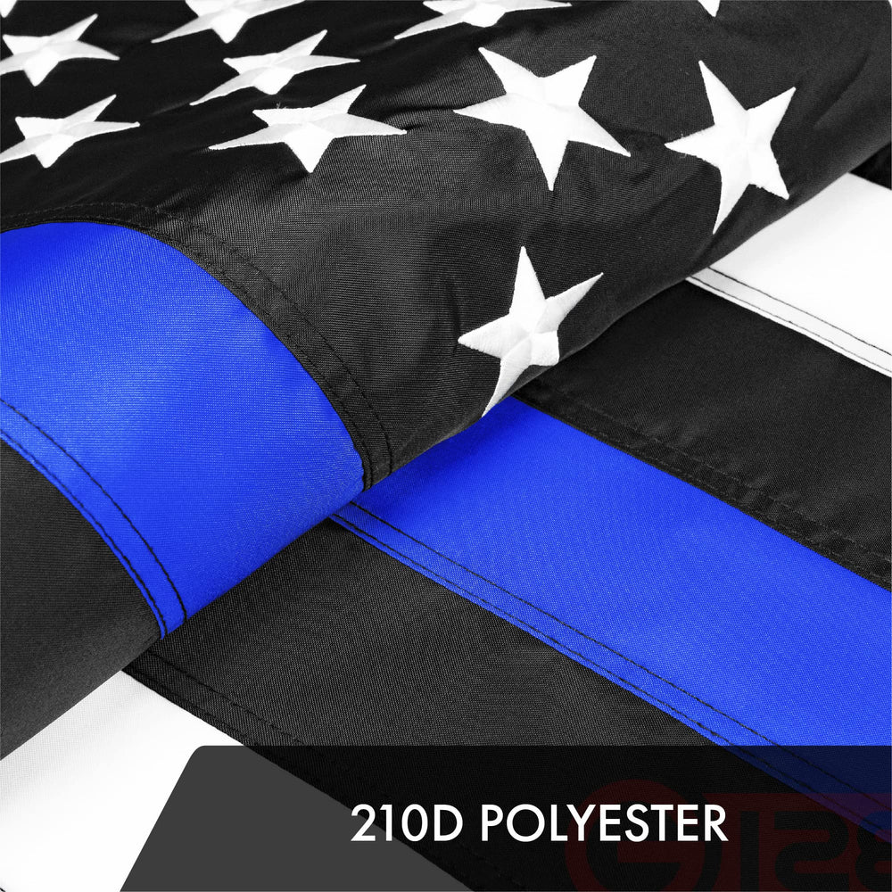 G128 fabric texture close-up showing 210D polyester weave and colorfast finish