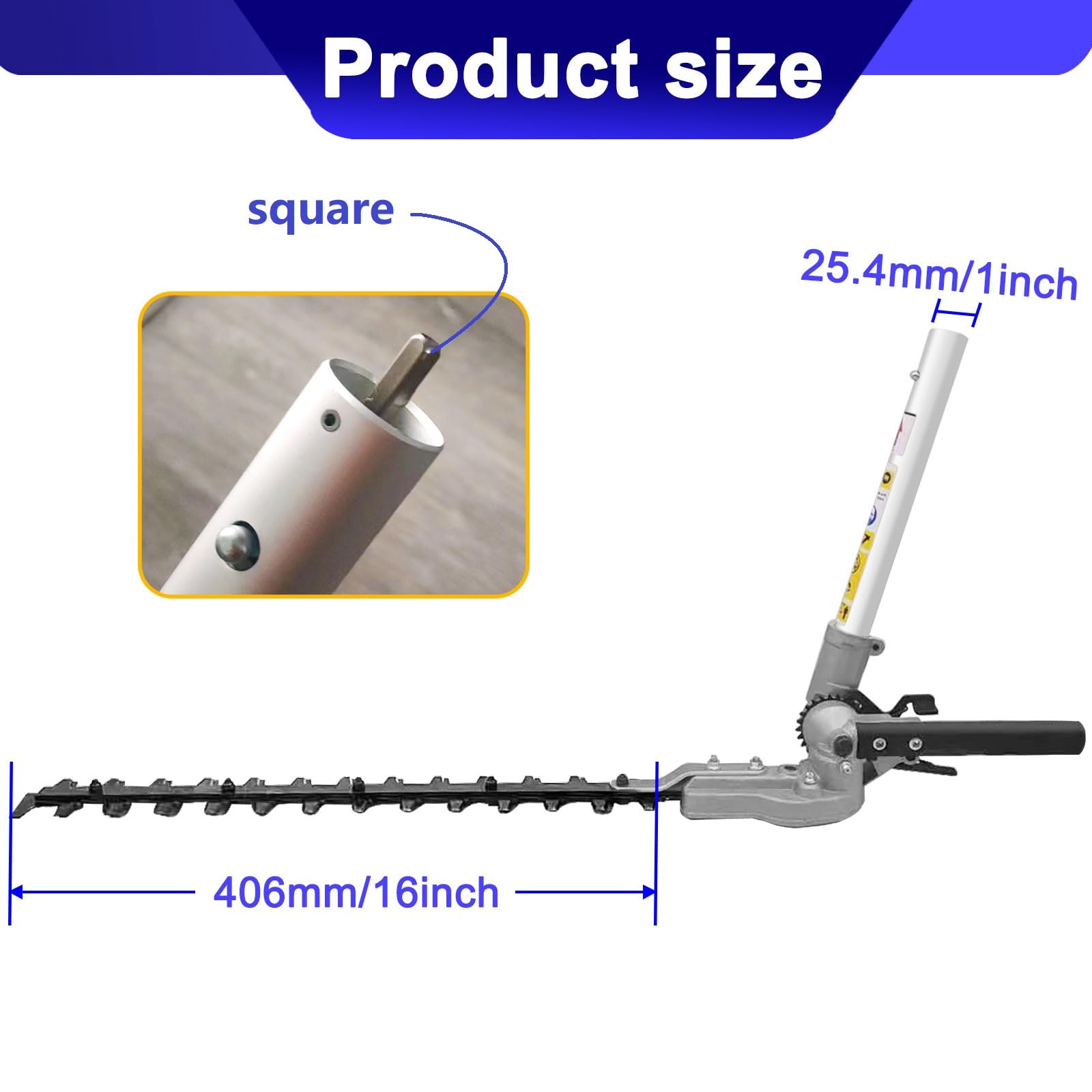 Gabasinover close-up of articulating head illustrating adjustable angle feature