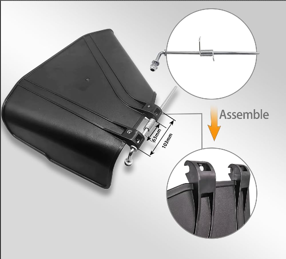 Gabasinover close-up of rod and spring assembly highlighting durable mounting parts
