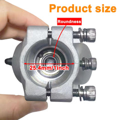 Gabasinover gearbox mounted on trimmer shaft demonstrating easy installation