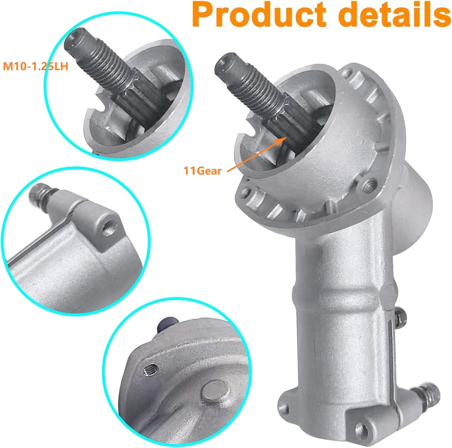 Gabasinover gearbox held in hand to show scale and quick-fit replacement benefit