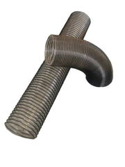 Gabasinover flex hose installed on riding mower showing proper fit benefit restores bagging function
