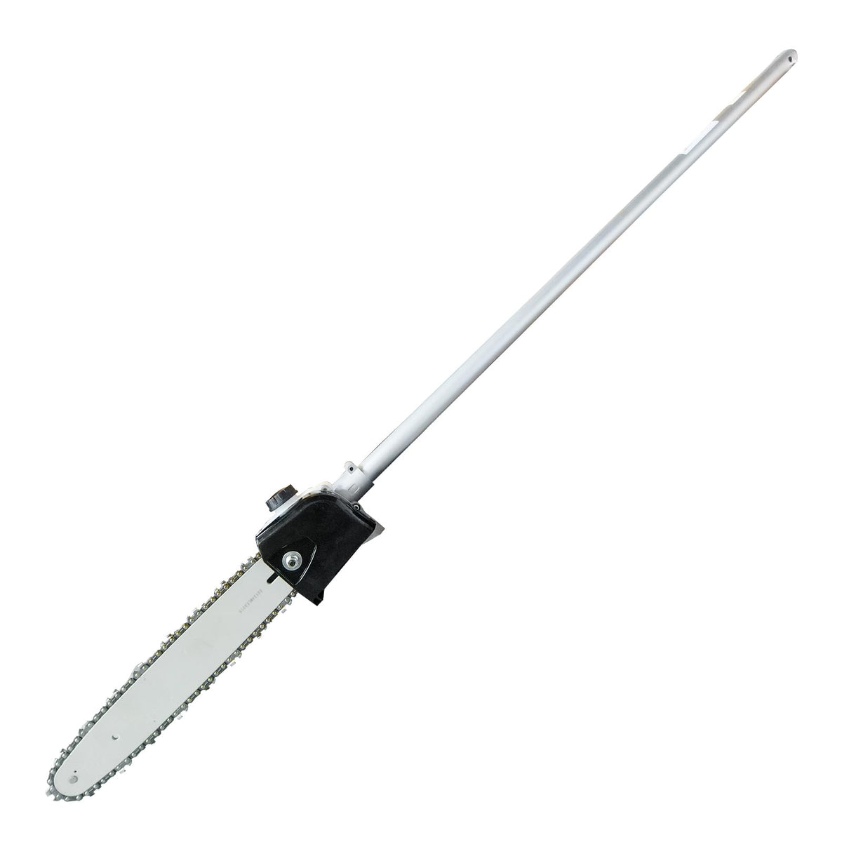 Gabasinover pole saw attachment front view showing fit and durability benefit