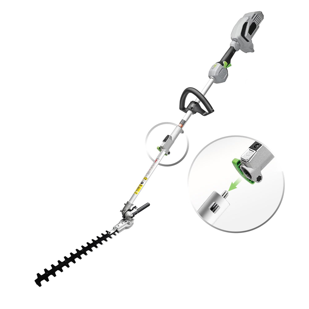 Gabasinover attachment beside ruler for scale showing compact transport and reach