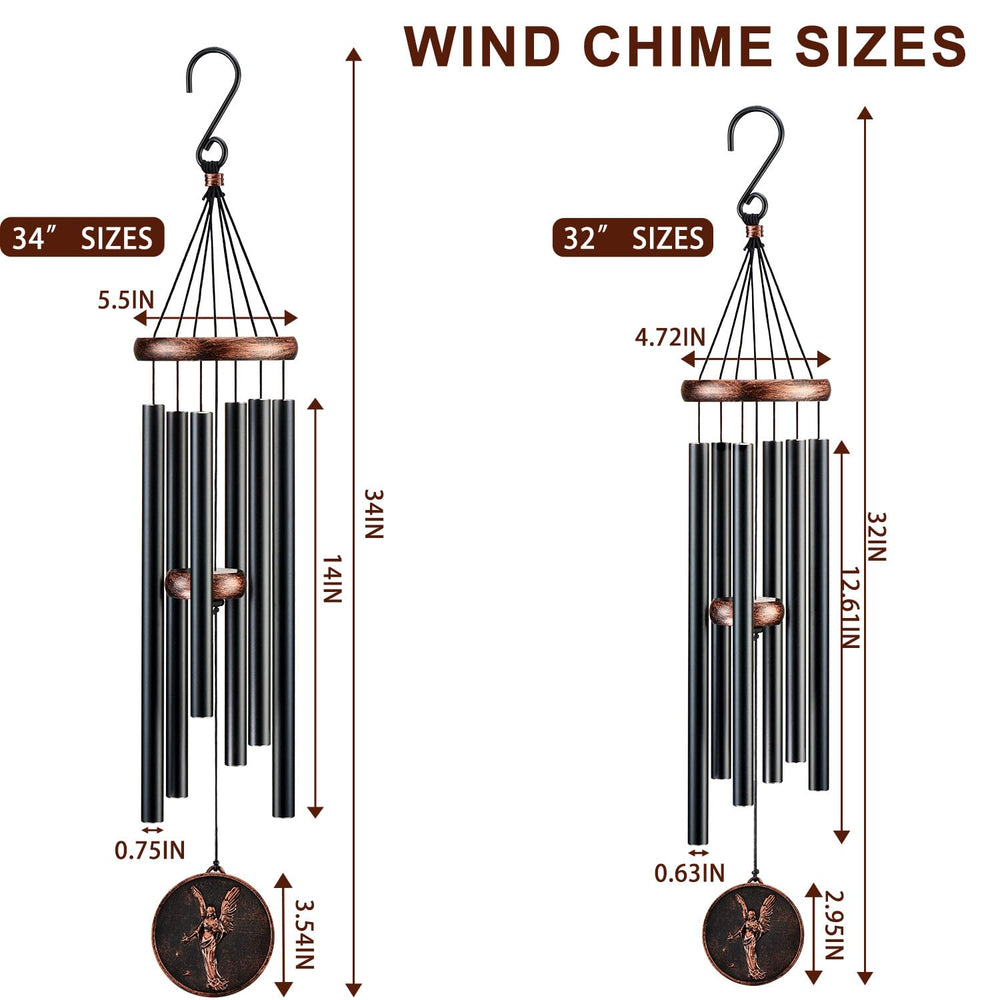 Gabzart display of six windcatcher symbols allowing personalized meaningful choice