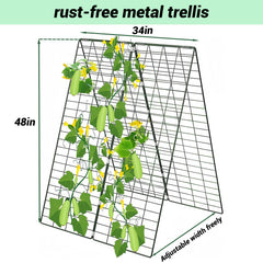 GADENGPLUS close-up of powder-coated steel grid highlighting durable corrosion-resistant finish
