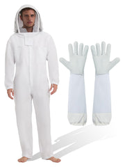 GAIACOLMEIA front view suit showing full sting protection and fit