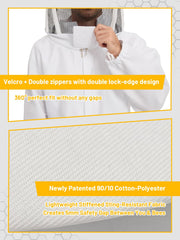 GAIACOLMEIA mesh sleeve breathability for cooler, ventilated hive work