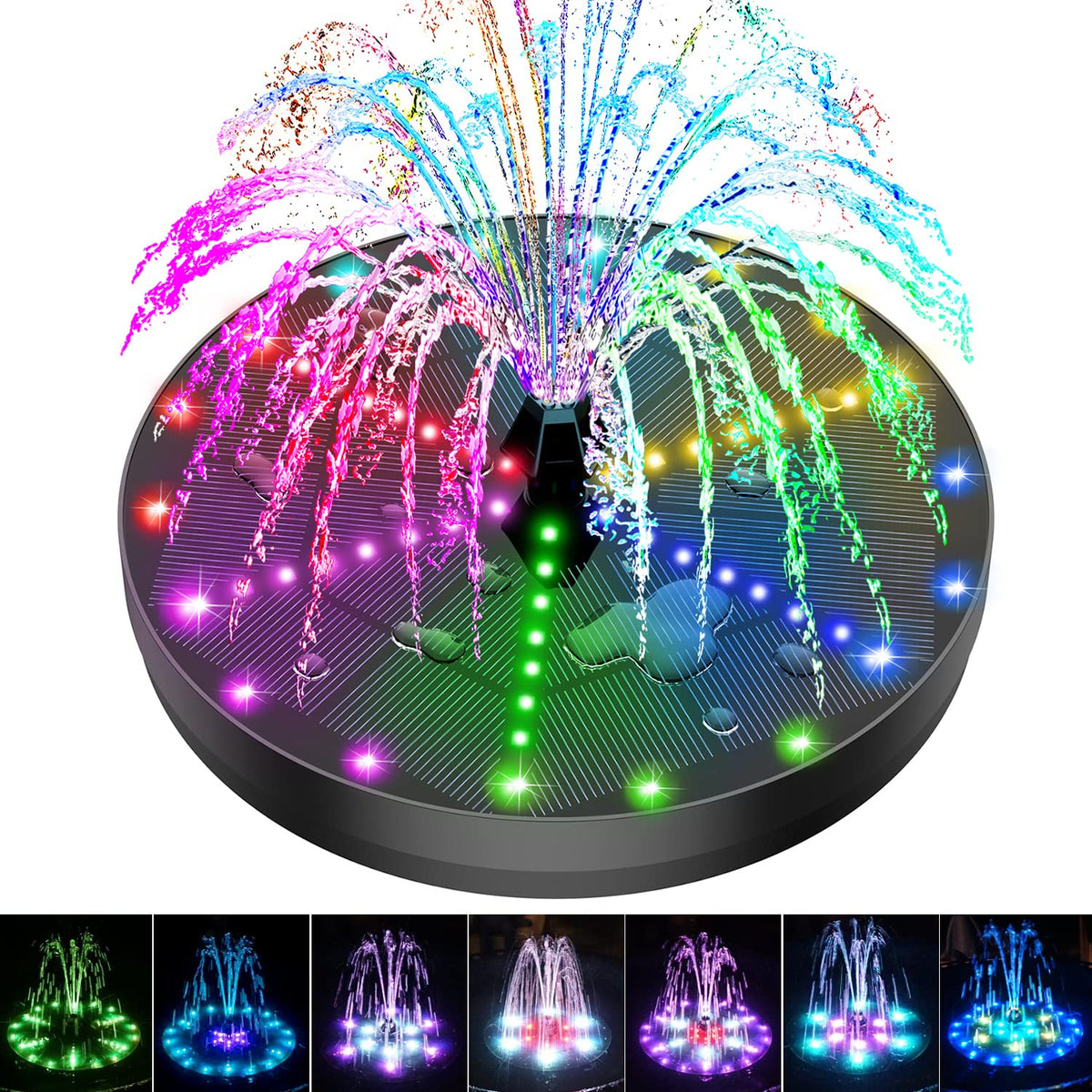 GAIZERL front view in bird bath showing stable spray and decorative look
