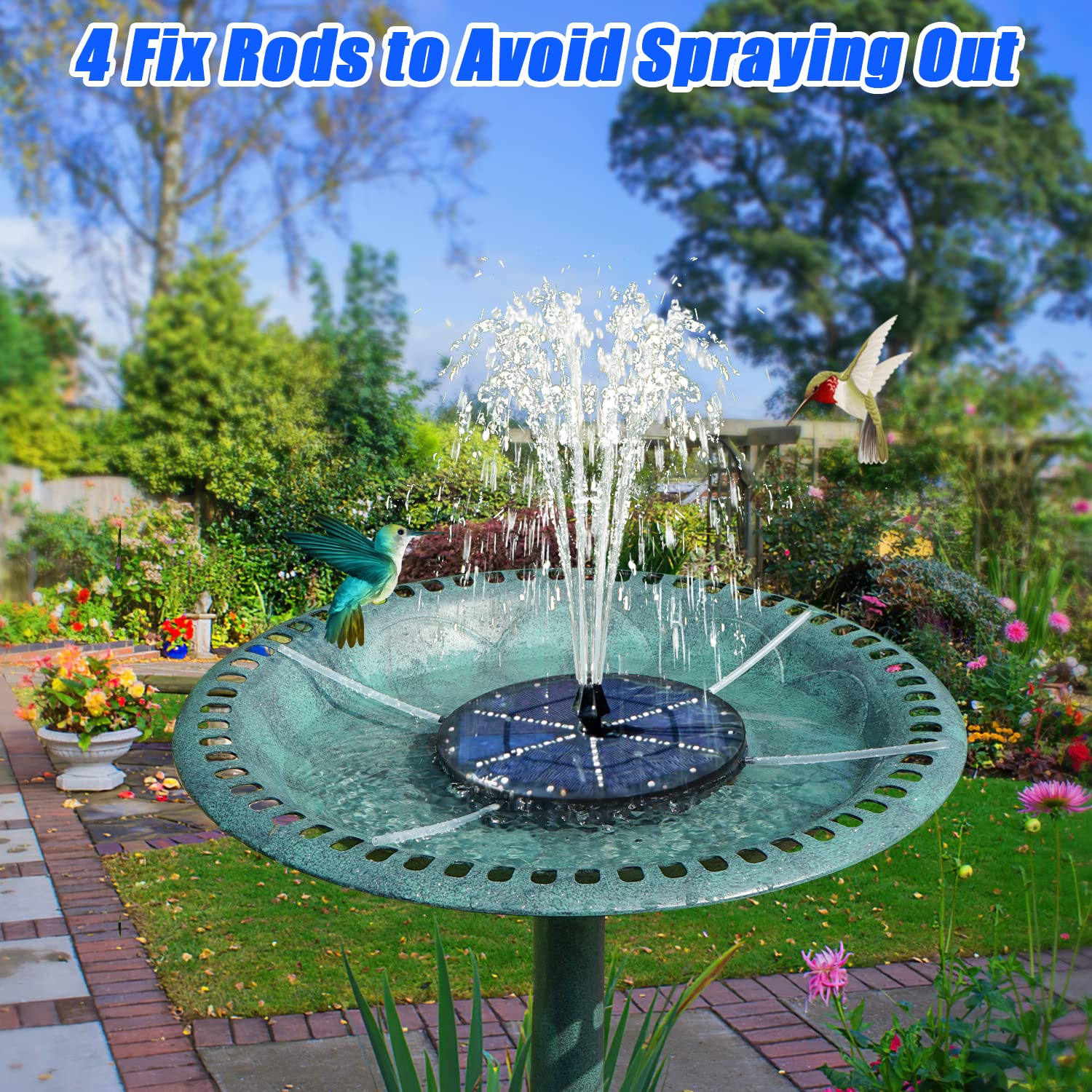 GAIZERL colorful LEDs lit at night creating ambient garden lighting