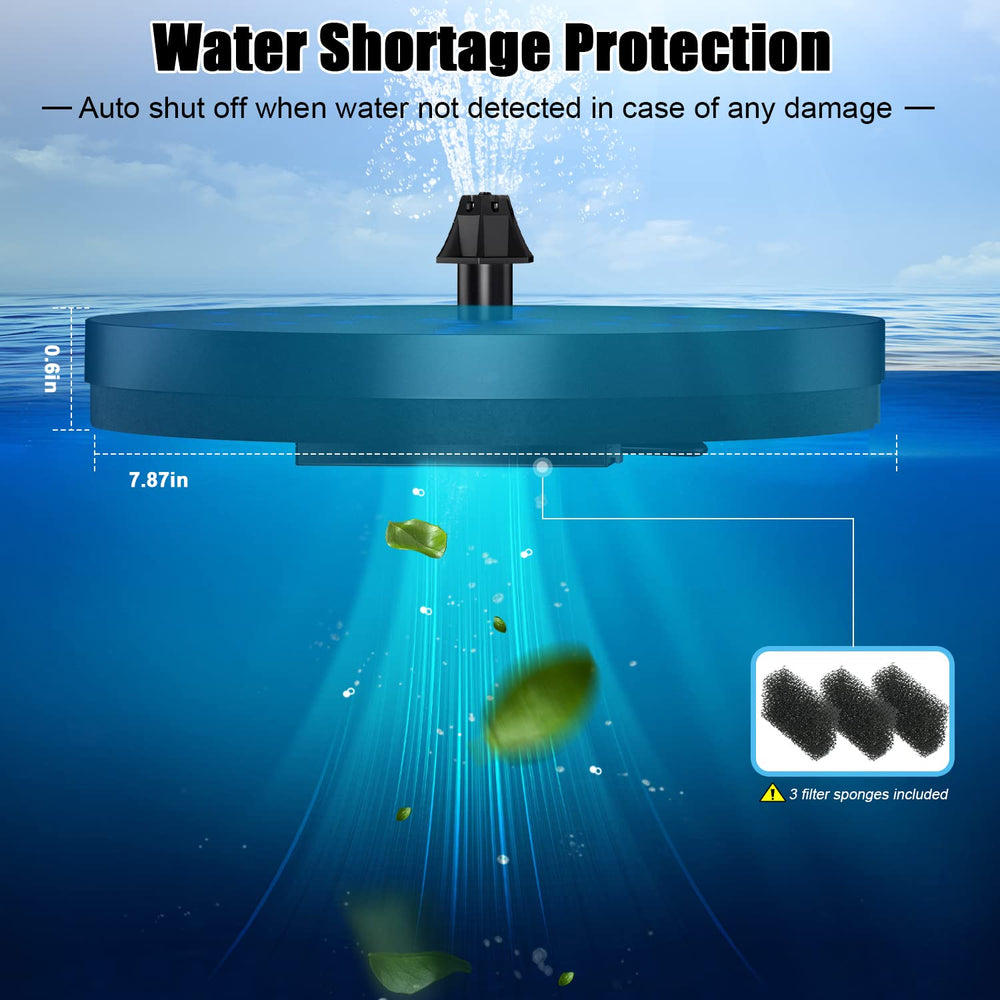 GAIZERL colorful LED night display over water, enhances garden atmosphere
