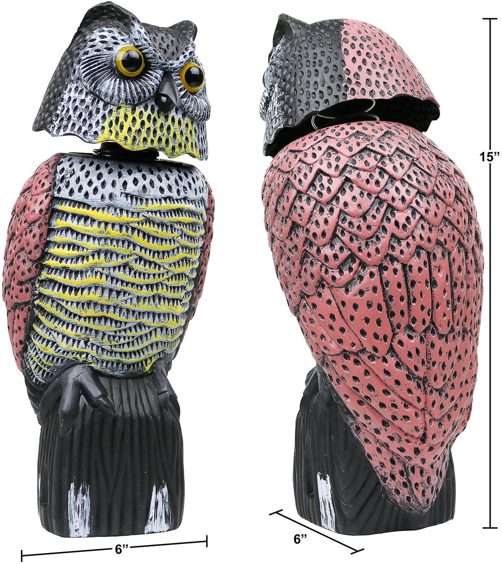Galashield owl hollow base open to show sand-fill option for improved stability