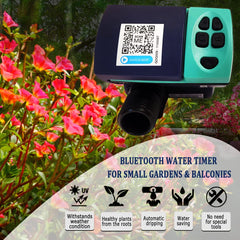 Galcon 11000 mounted on outdoor faucet showing easy installation and secure fit