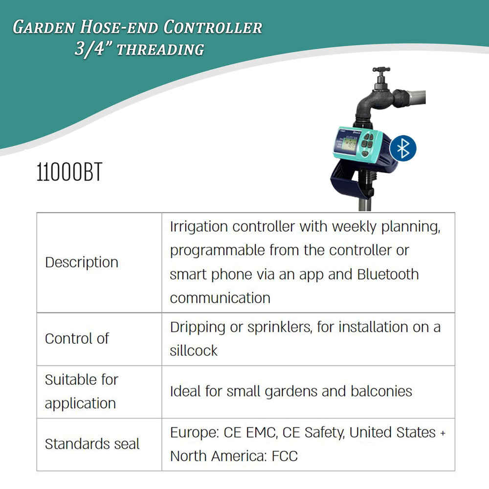 Galcon 11000 beside common items for scale showing compact durable design