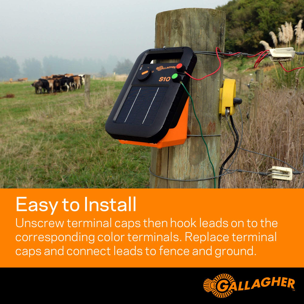 Gallagher leadset full cable next to tape measure illustrating 70 inch length