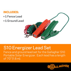 Gallagher red and green alligator clip close-up showing strong jaws and insulation