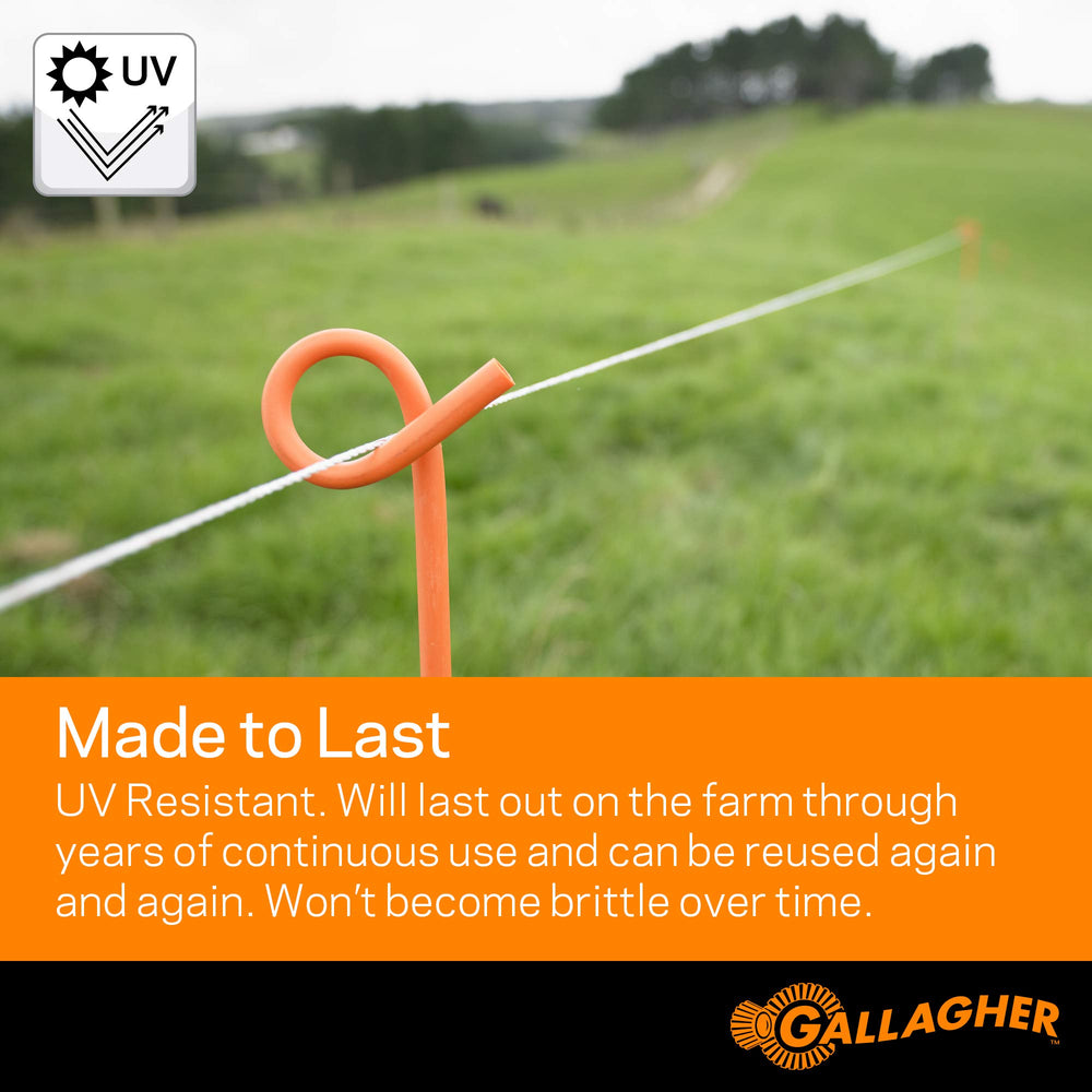 Gallagher two rolls side-by-side illustrating total 1,640ft fencing coverage