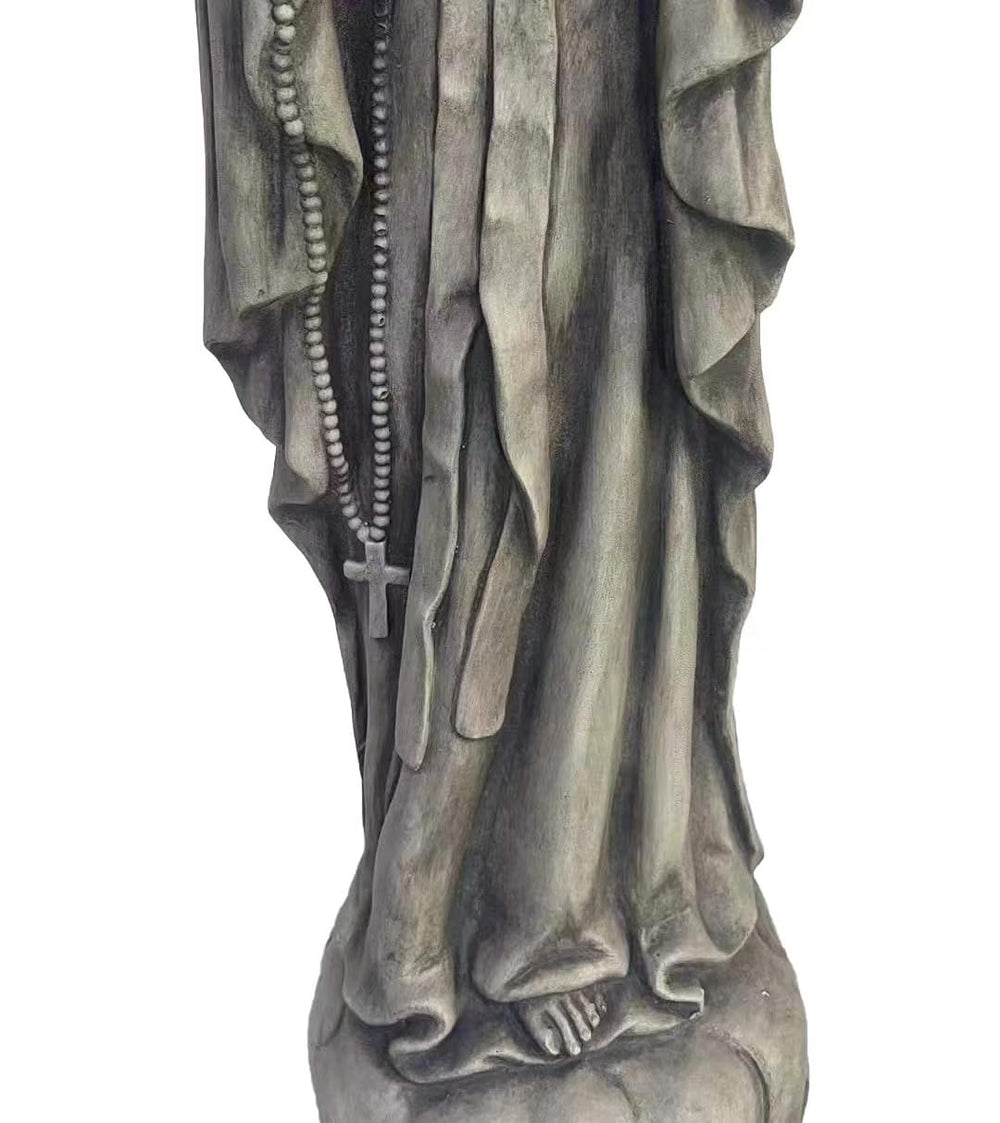 Galt International statue on indoor altar creating sacred ambiance and decor benefit