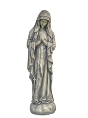 Galt International side profile of statue highlighting flowing robe details and balance