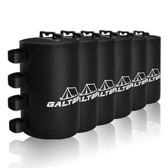 GALTEED front view of six canopy water weights showing ready-to-use benefit