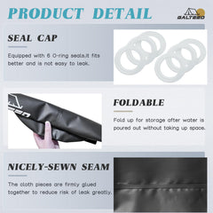 GALTEED weight bag attached to a canopy leg providing stable support