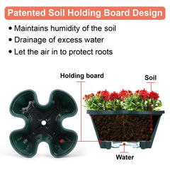 GameXcel close-up of patented soil board highlighting root-safe airflow benefit