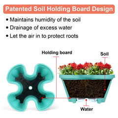 GameXcel closeup of patented soil board that prevents root sogginess