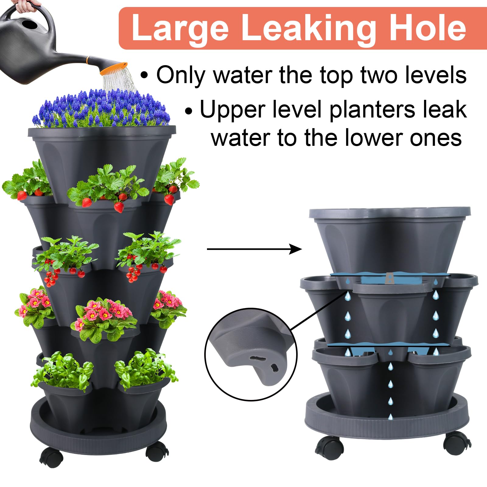 GameXcel wheel close-up showing lockable swivel casters for easy mobility and stability