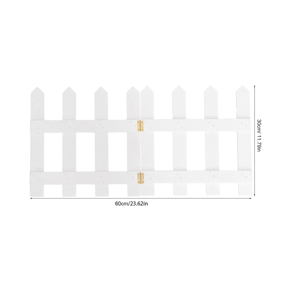 GANAZONO fence assembled around tabletop Christmas tree for tidy protection