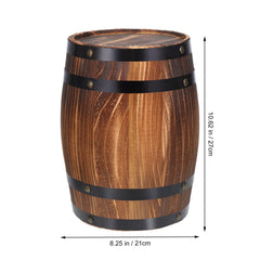 GANAZONO side profile of oak barrel highlighting shape and sturdy build