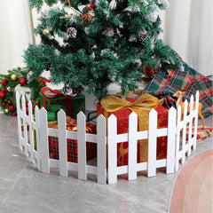 GANAZONO painted fence decorated with holiday motifs for personalized displays