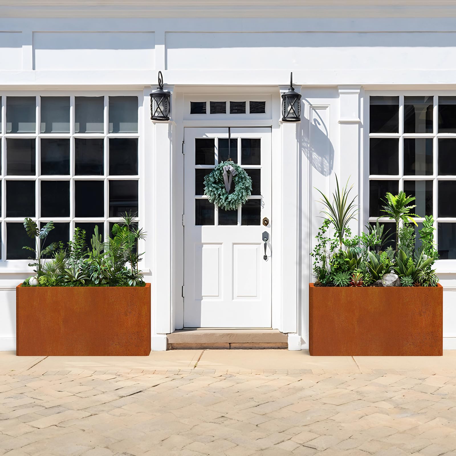 Ganeekiron side profile showing 36x15x15 dimensions and linear planting capacity