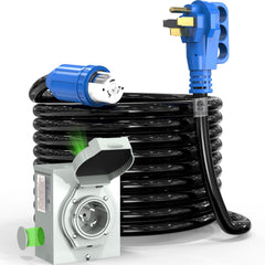 Ganggend front inlet box showing weatherproof cover and easy access benefit