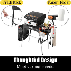 GANGSHELO paper towel holder and bottle opener for fast cleanup