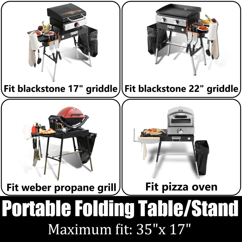GANGSHELO top surface with 22-inch griddle installed for stable cooking