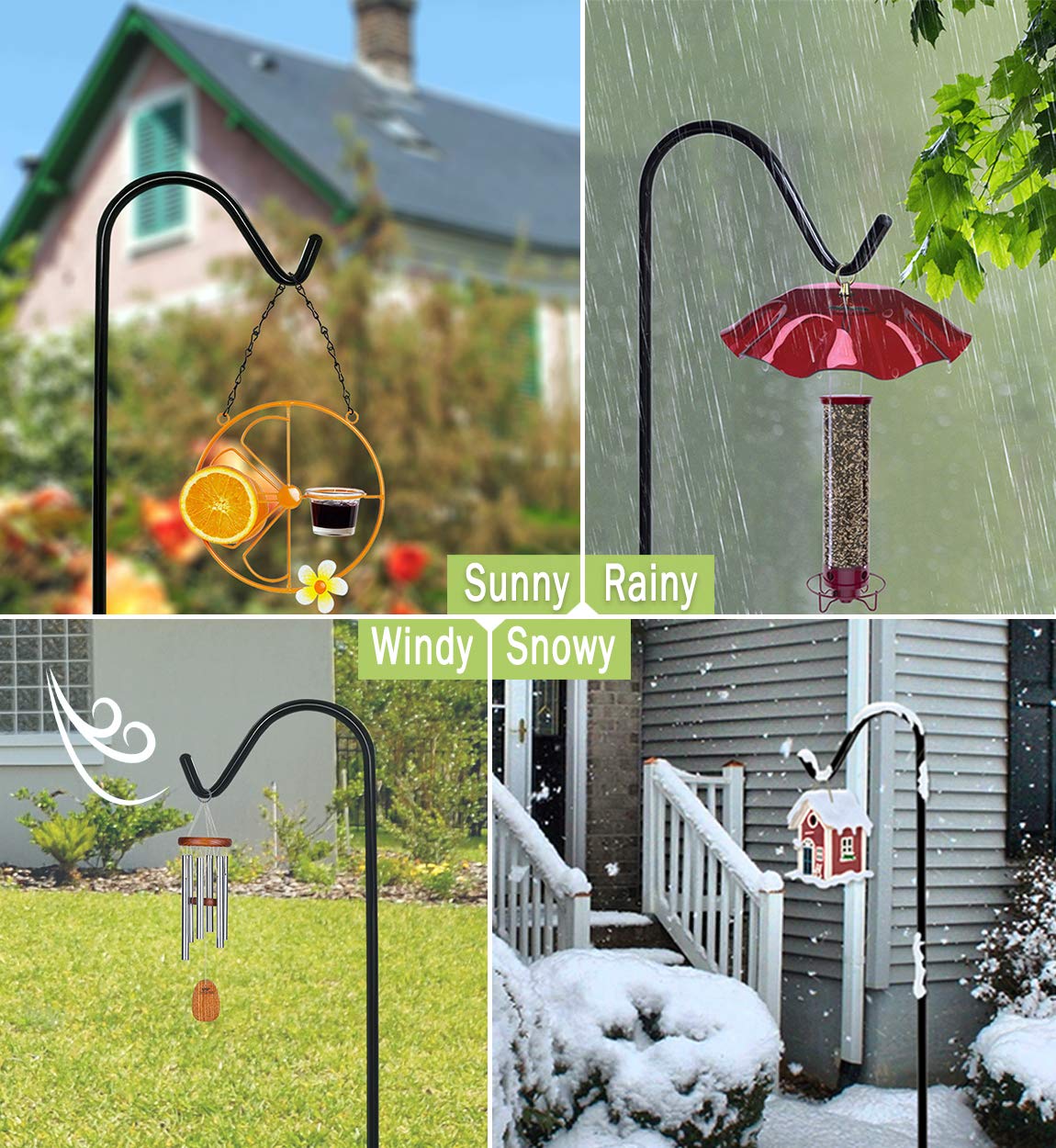 Garbuildman 44-inch setup with hanging planter showing lower display option
